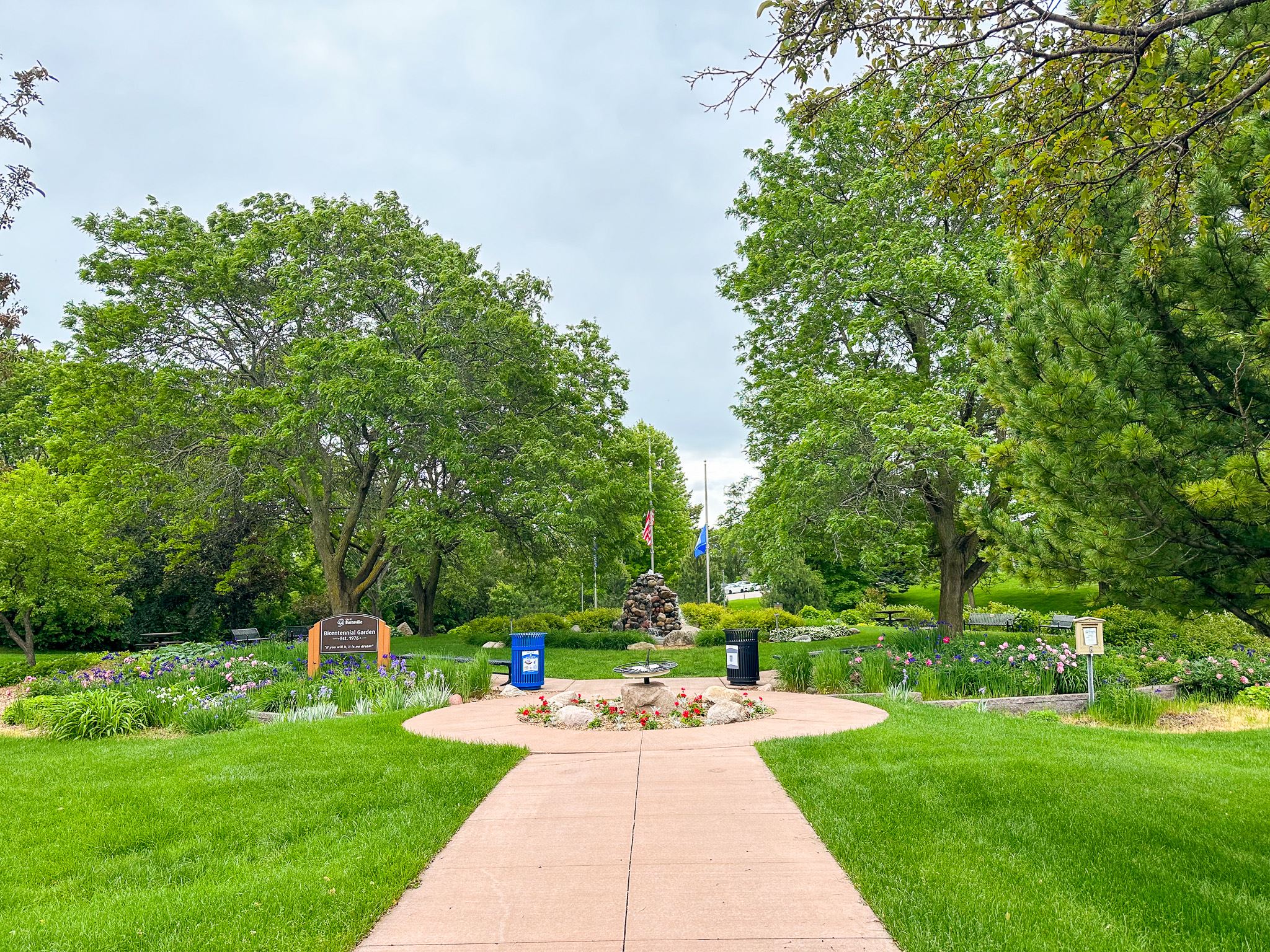 Bicentennial - wide shot of park