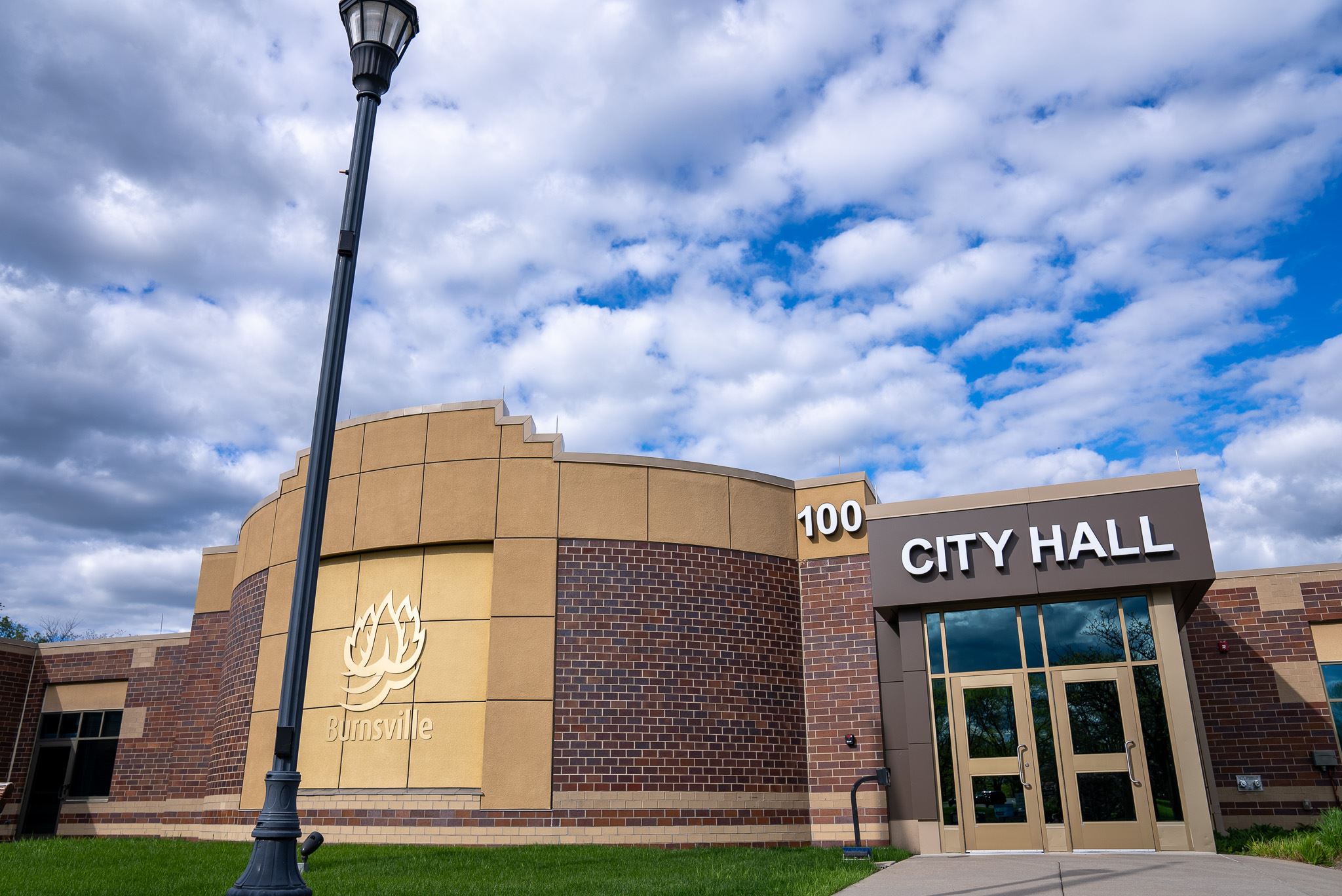 The front of City Hall