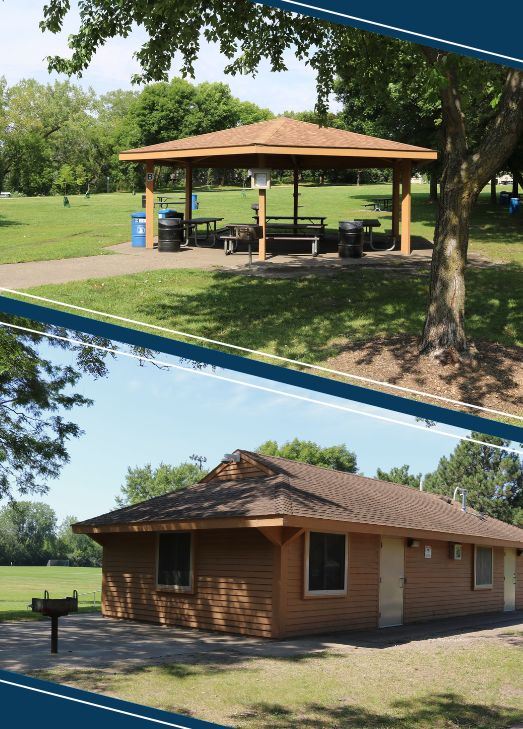 Park building and picnic shelter