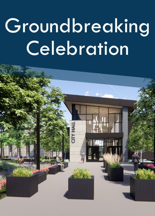 rendering of renovated City Hall building