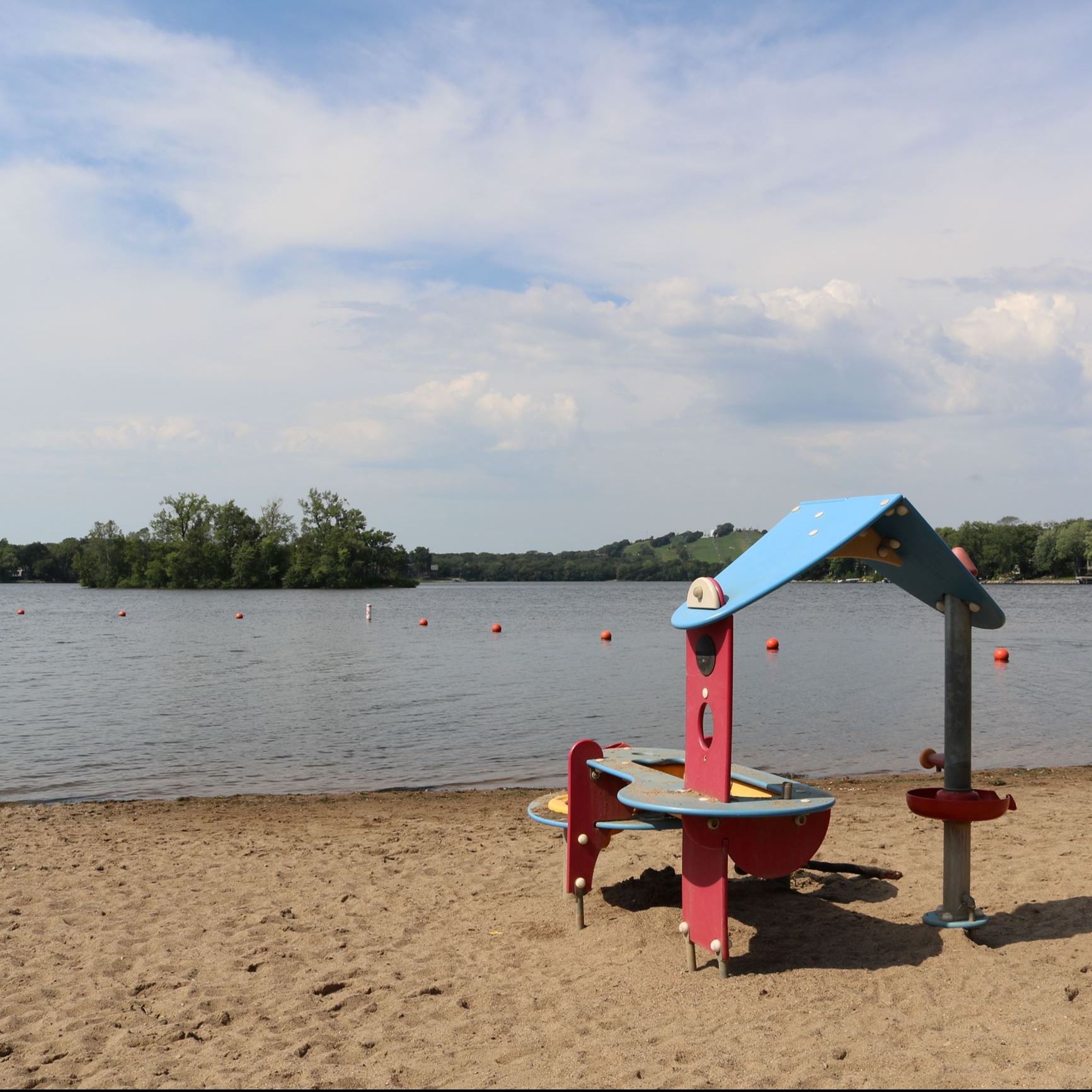 Sand play at Crystal Beach