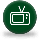 Green button with TV icon