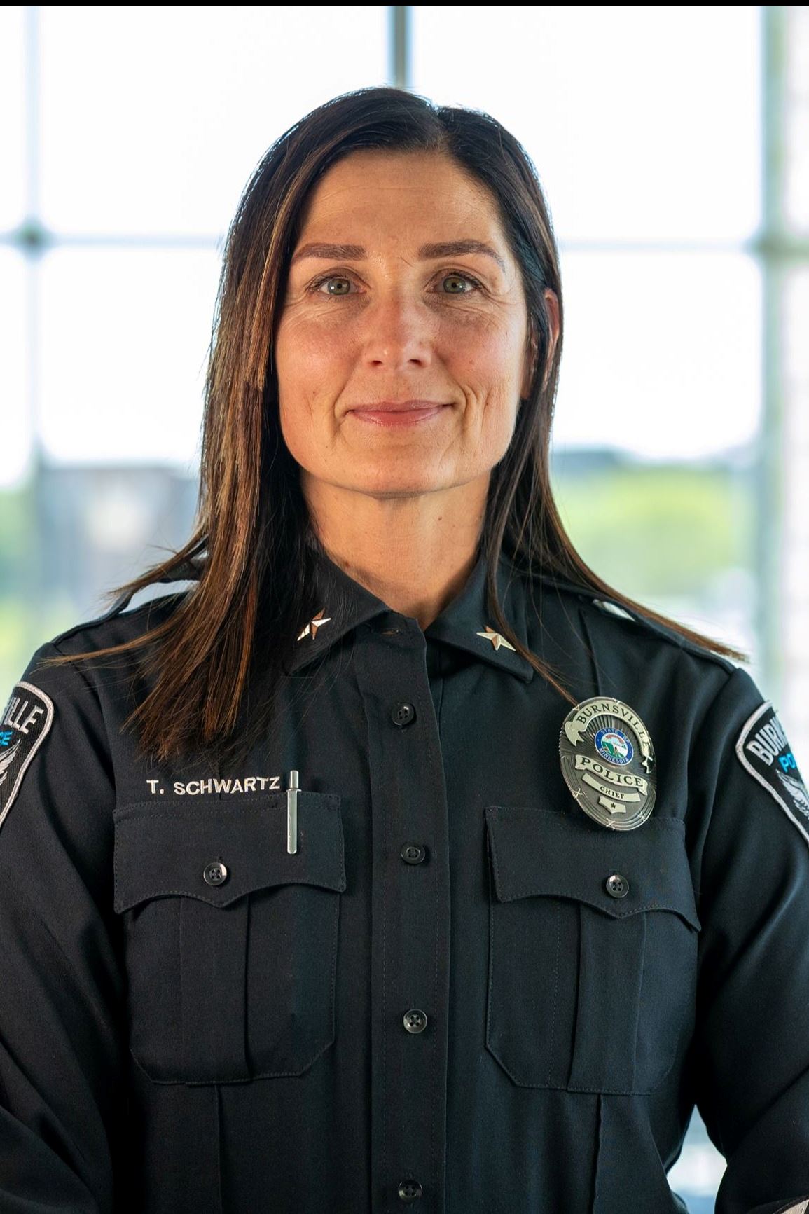 Police Chief Tanya Schwartz in uniform